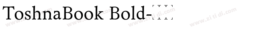 ToshnaBook Bold字体转换 ToshnaBook Bold字体转换